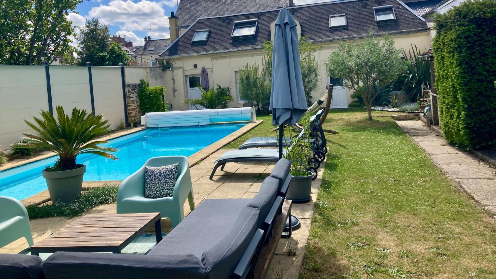 La Paisible - Maison 6 Pers Piscine - Le Mans Centre Екстериор снимка